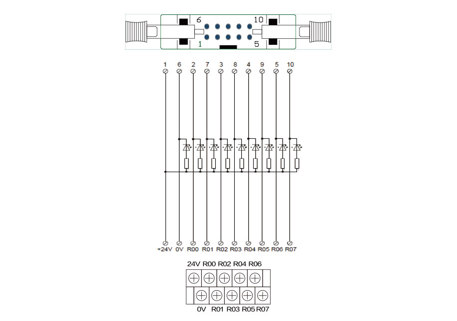 帶指示燈8位轉(zhuǎn)換端子臺-S031